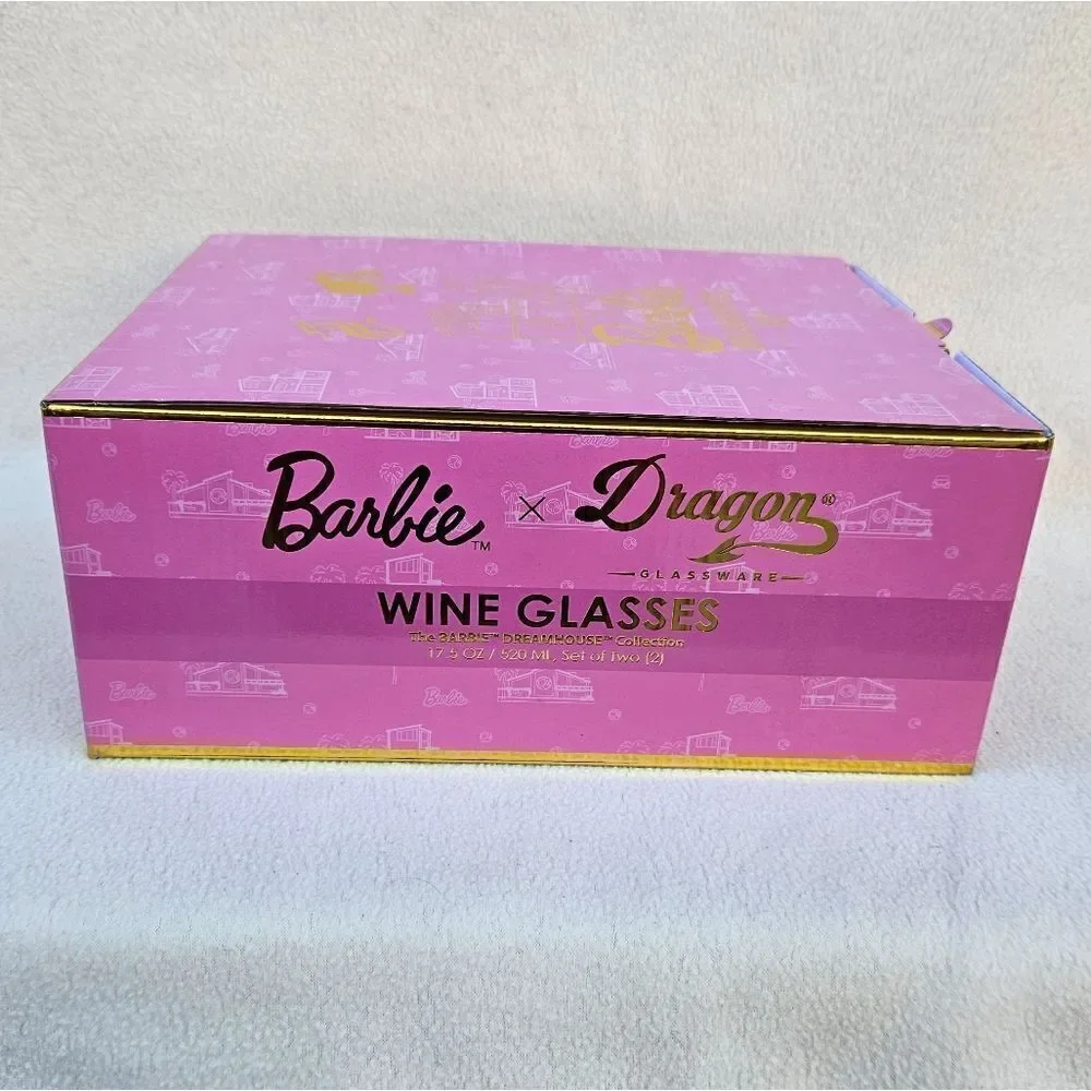Barbie x Dragon Dreamhouse Wine Glasses - Set of 2